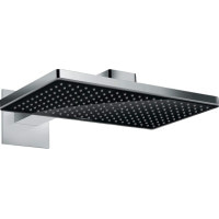 Верхній душ Hansgrohe Rainmaker Select 460 1jet з тримачем, Black/Chrome (24003600)