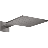 Верхній душ Axor 300х300 1jet P з тримачем Brushed Black Chrome (35314340)