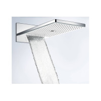 Верхній душ Hansgrohe Rainmaker Select 580х260 3jet хромований/чорний (24001600)