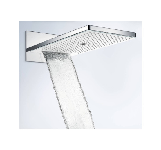 Верхній душ Hansgrohe Rainmaker Select 580х260 3jet хромований/чорний (24001600)