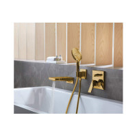 Смеситель Hansgrohe Metropol скрытого монтажа для ванной/душа Polished Gold Optic (32545990)