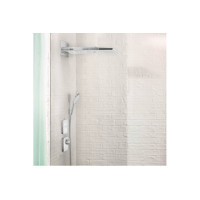 Верхній душ Hansgrohe Rainmaker Select 580х260 3jet хромований/чорний (24001600)