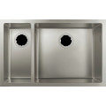 Кухонная мойка Hansgrohe S719-U655 под столешницу 705х450 на две чаши 180/450 (43429800) Stainless Steel