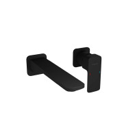 Змішувач Для Раковини Настінний Excellent Keria Чорний (Arex.2014Bl)