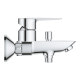 Змішувач для ванної одноважільний із коротким виливом GROHE BauEdge хром латунь 23605001