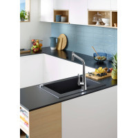 Смеситель hansgrohe Metris Select M71 для кухонной мойки под сталь 73806800