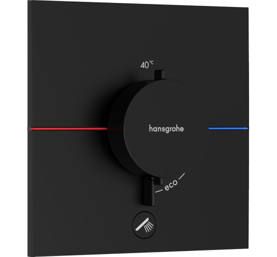 Термостат hansgrohe ShowerSelect Comfort E для душа 15575670 черный матовый