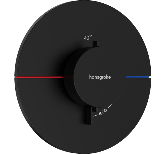 Термостат hansgrohe ShowerSelect Comfort Q для душа 15559670 черный матовый