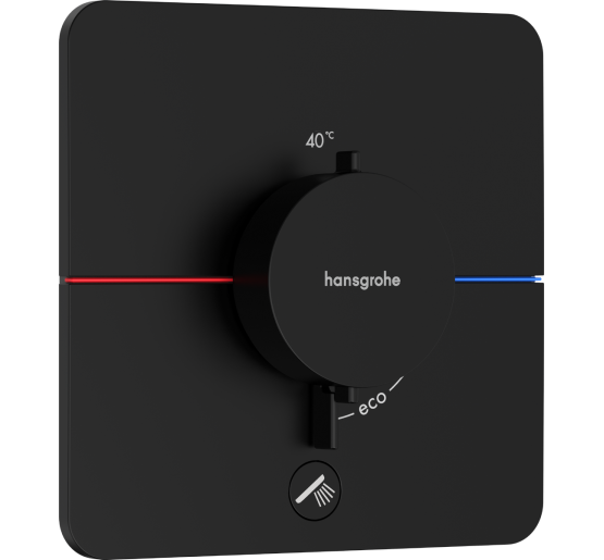 Термостат hansgrohe ShowerSelect Comfort Q для душа 15589670 черный матовый