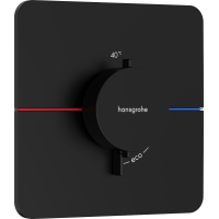 Термостат hansgrohe ShowerSelect Comfort Q для душа 15588670 чорний матовий