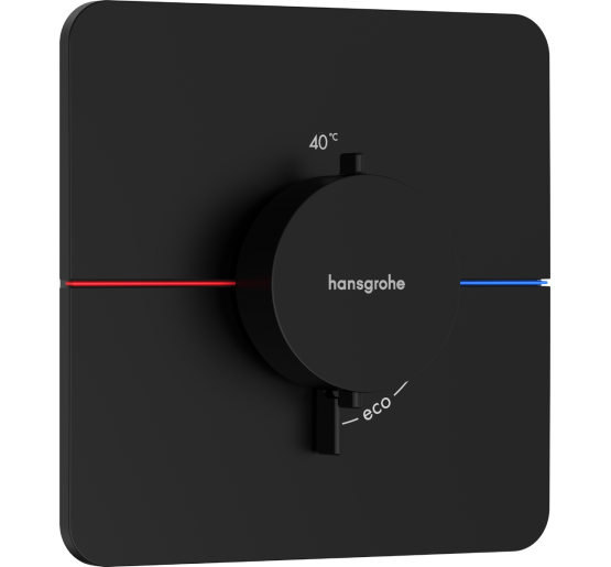 Термостат hansgrohe ShowerSelect Comfort Q для душа 15588670 черный матовый