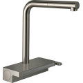 Смеситель hansgrohe Aquno Select M81 для кухонной мойки с выдвижным душем, под сталь 73836800