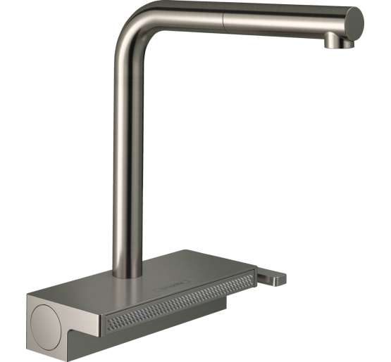 Змішувач hansgrohe Aquno Select M81 для кухонної мийки з висувним душем, під сталь 73836800