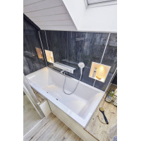 Термостат hansgrohe ShowerTablet 600 для ванни, білий/хром 13109400