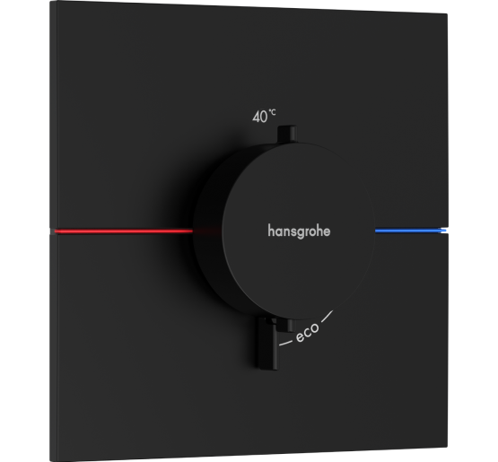 Термостат hansgrohe ShowerSelect Comfort E для душа 15574670 черный матовый