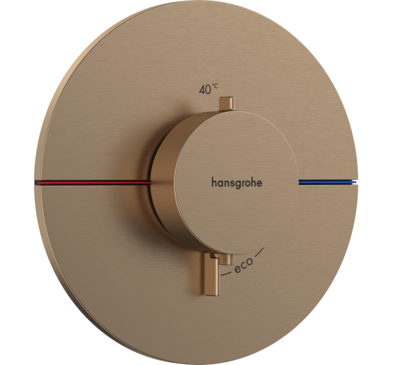 Термостат hansgrohe ShowerSelect Comfort Q для душа 15559140 бронза