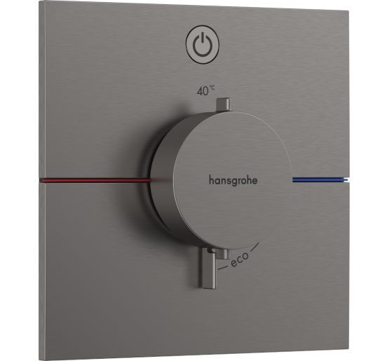 Термостат hansgrohe ShowerSelect Comfort E для душа 15571340 черный матовый хром