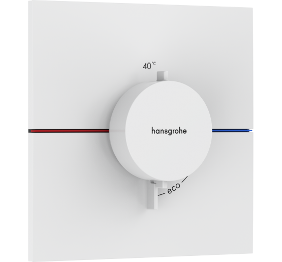 Термостат hansgrohe ShowerSelect Comfort E для душа 15574700 белый матовый