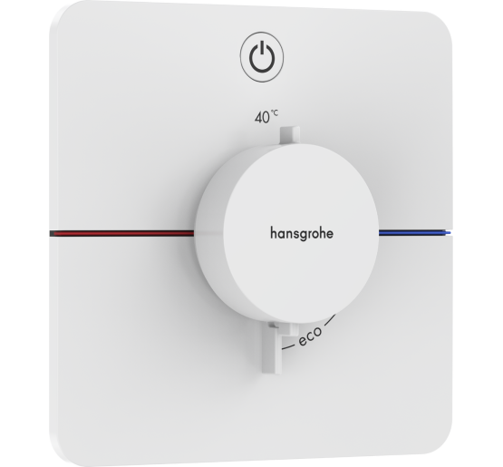 Термостат hansgrohe ShowerSelect Comfort Q для душа 15581700 білий матовий