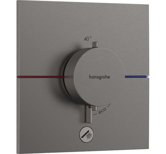 Термостат hansgrohe ShowerSelect Comfort E для душа 15575340 черный матовый хром