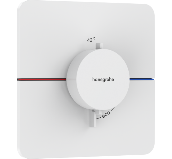 Термостат hansgrohe ShowerSelect Comfort Q для душа 15588700 белый матовый