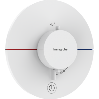 Термостат hansgrohe ShowerSelect Comfort S для душа 15562700 білий матовий