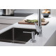 Змішувач hansgrohe Talis Select M51 для кухонної мийки, під сталь 73852800
