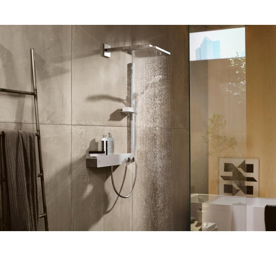 Термостат hansgrohe ShowerTablet 600 для душа на 2 потребителя, 13108400 белый/хром