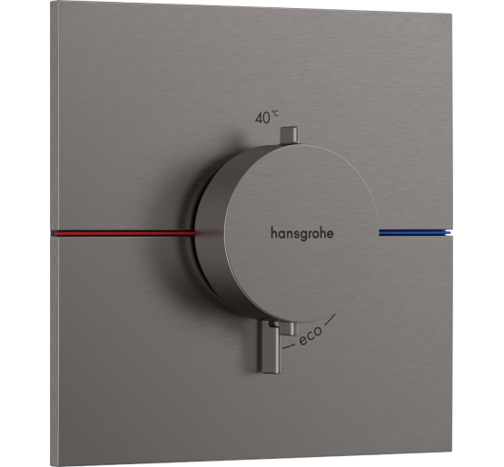 Термостат hansgrohe ShowerSelect Comfort E для душу 15574340 чорний матовий хром