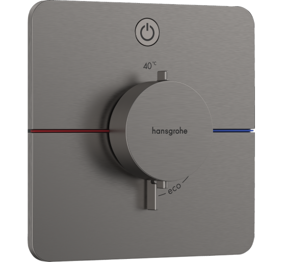 Термостат hansgrohe ShowerSelect Comfort Q для душа 15581340 черный матовый хром