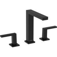 Смеситель hansgrohe Tecturis E для раковины со сливным гарнитуром, черный матовый 73030670