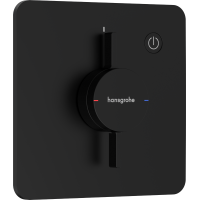 Змішувач hansgrohe DuoTurn Q для душу прихованого монтажу, чорний матовий 75614670