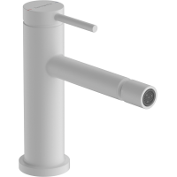 Смеситель hansgrohe Tecturis S для биде, белый матовый 73201700 со сливным гарнитуром.