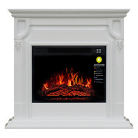Каминокомплект ArtiFlame TORONTO AF23S БЕЛЫЙ БЬЯНКО (со звуком)