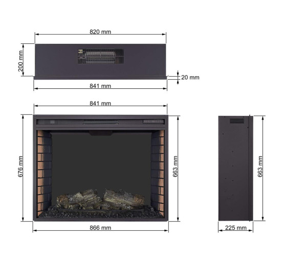 Електрокамін ArtiFlame AF33