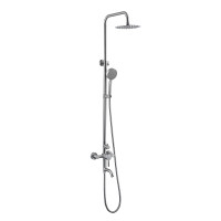 Душова система універсальна Lidz Aria 1030 на три споживача (з виливом) (k35) LDARI1030NKS34932 Nickel