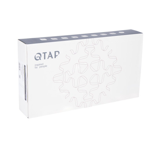 Смеситель для раковины Qtap Gemini высокий QTGEM269CRW45679 Chrome/White