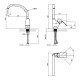 Смеситель для кухни Lidz Anny 007F (k40) LDANN007FCRM35122 Chrome