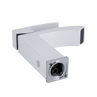 Змішувач для раковини Qtap Swan Cascada QTSWA270CRW45568 Chrome/White