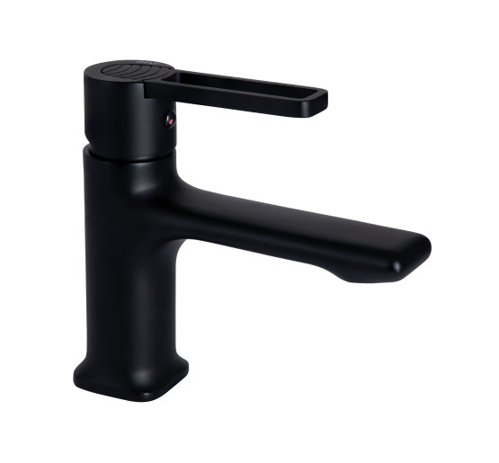 Смеситель для раковины Qtap Taurus QTTAU270BLM45660 Black Matt