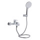 Змішувач для ванни Qtap Jay (з душовим гарнітуром) QTJAY259CRW45553 Chrome/White