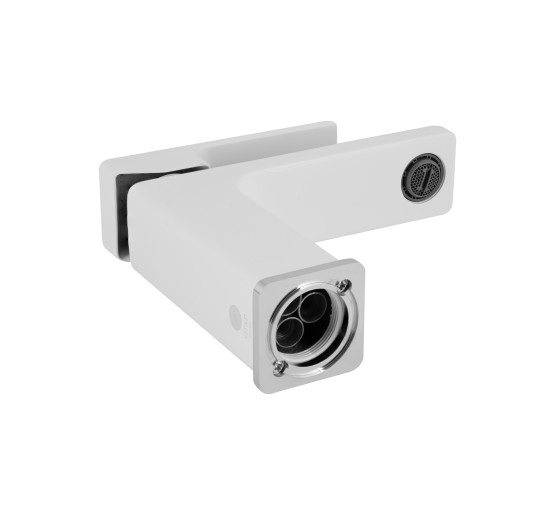 Смеситель для раковины Qtap Gemini (с гигиеническим душем) QTGEM272CRW45691 Chrome/White