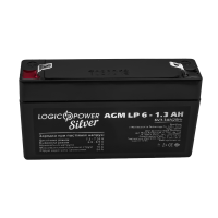 Аккумулятор AGM LP 6V - 1.3 Ah Silver