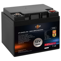Акумулятор LP LiFePO4 12V (12,8V) - 50 Ah (640Wh) (BMS 50A/25A)