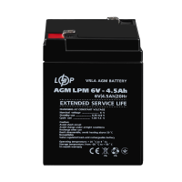 Аккумулятор AGM LPM 6V - 4.5 Ah