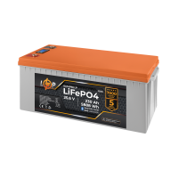 Акумулятор LP LiFePO4 25,6V - 230 Ah (5888Wh) (BMS 200A/100А) пластик LCD Smart BT