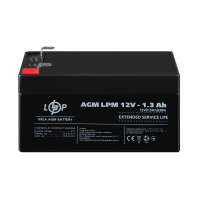 Аккумулятор AGM LPM 12V - 1.3 Ah