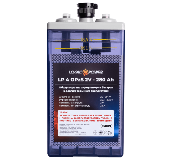 Комплект резервного живлення для підприємств LP (LogicPower) ДБЖ + OPzS батарея (UPS B6000 + АКБ OPzS 15456W)