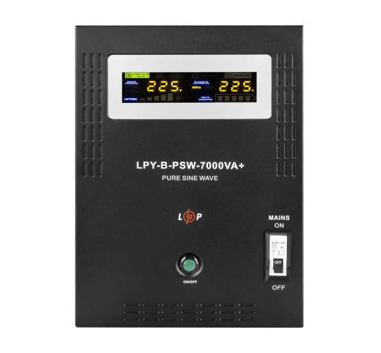 ДБЖ з правильною синусоїдою 48V LPY-B-PSW-7000VA+(5000Вт)10A/20A