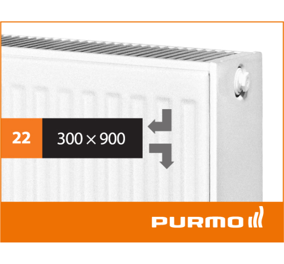 Стальной радиатор PURMO Compact 22 300x900